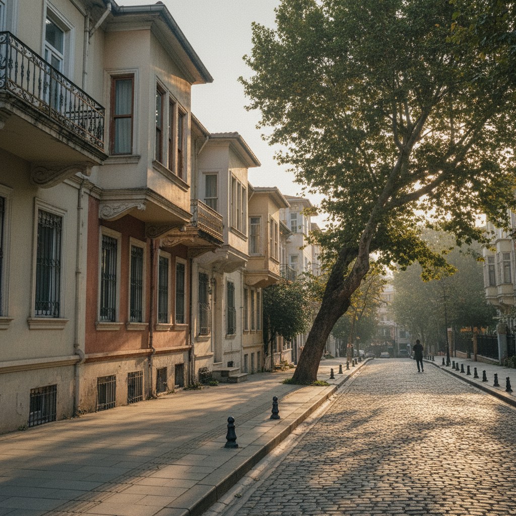 Moda ve Yeldeğirmeni eski apartmanlar